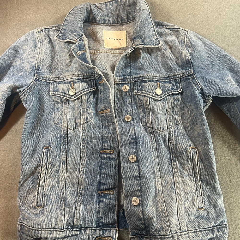 Lucky Brand Kids Faded Blue Denim Jacket